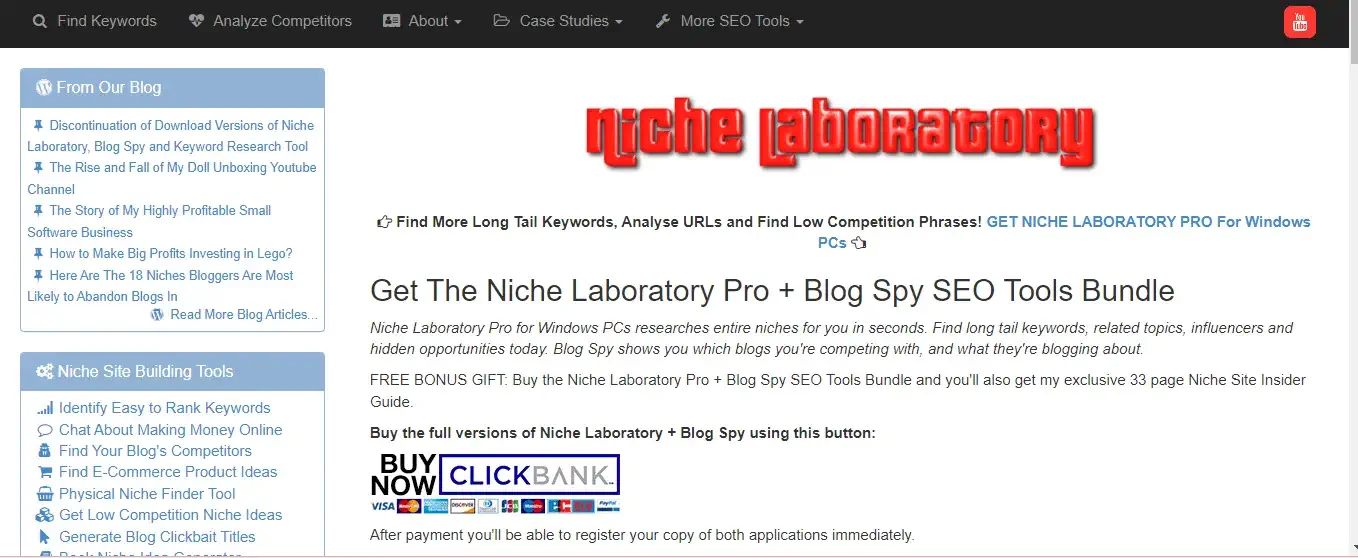 Niche Laboratory Pricing Structure