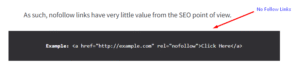 No Follow Links 