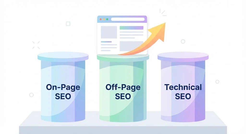 three pillars of seo