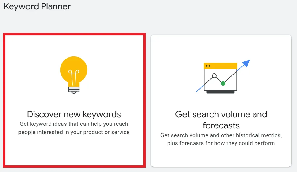 Discover New Keywords
