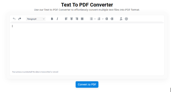 text tp pdf convertor