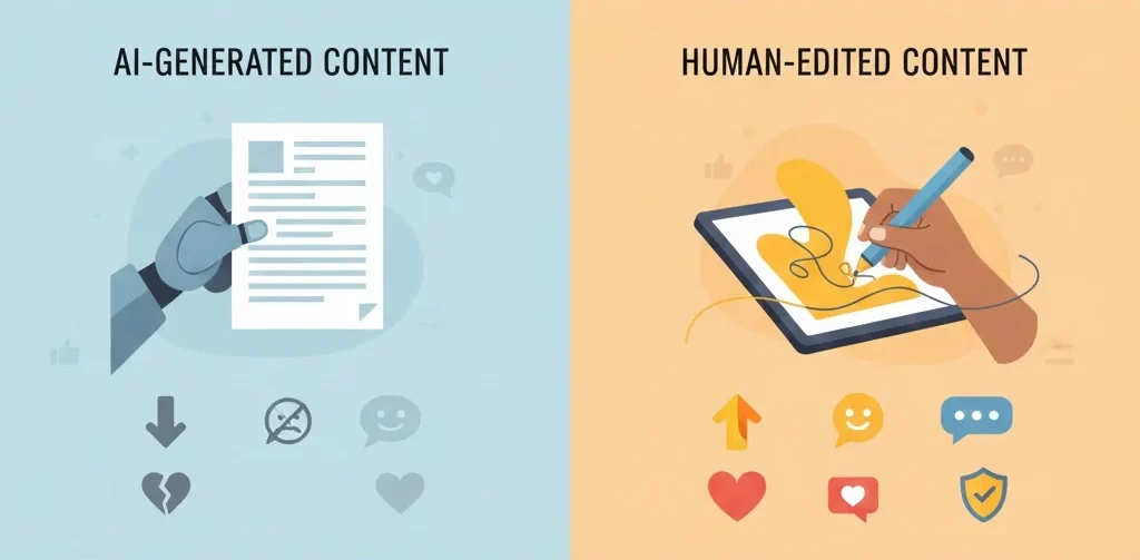 Human vs AI Content