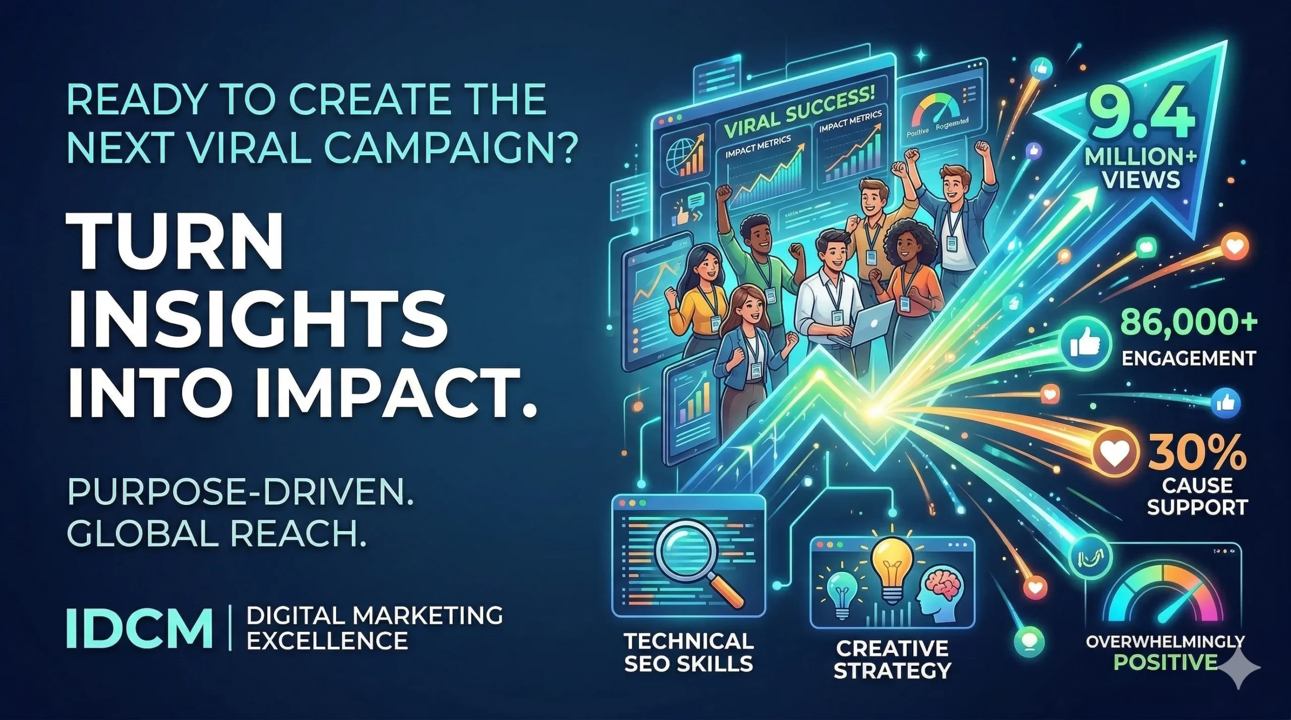 At IDCM, we give you the skills to turn insights into impact