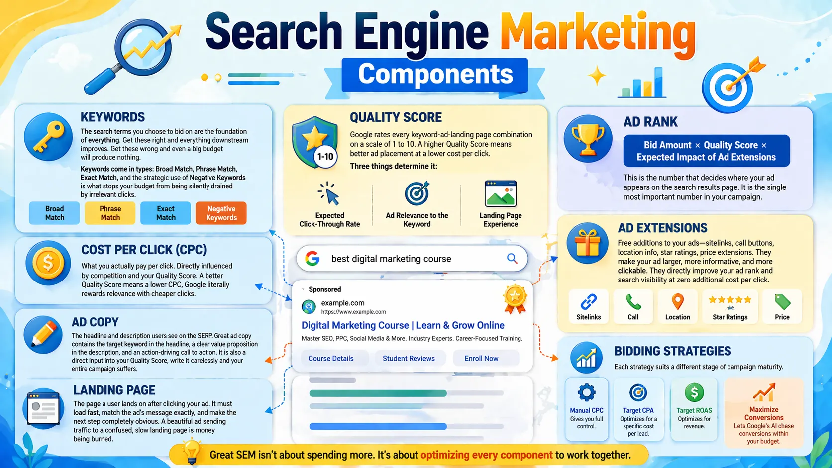Components of search engine marketing