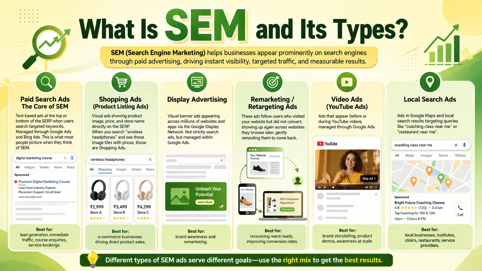 What is SEM and its Types