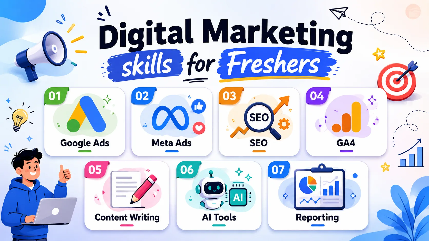 Digital marketing skills for freshers
