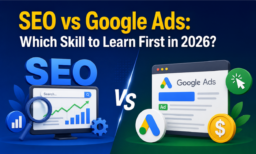 SEO vs Google Ads which skill should you learn first in 2026