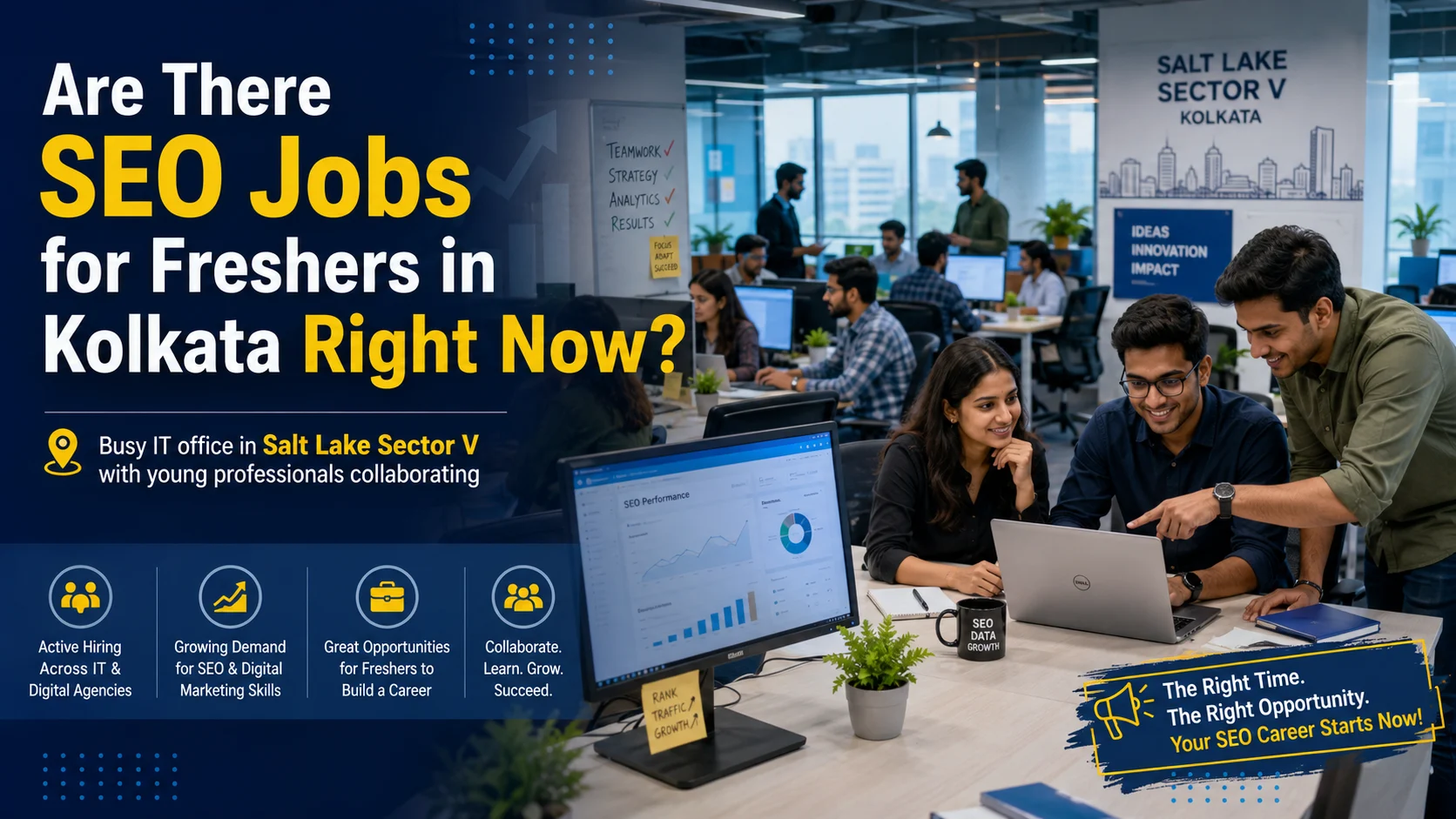 Are there SEO jobs for Freshers in Kolkata
