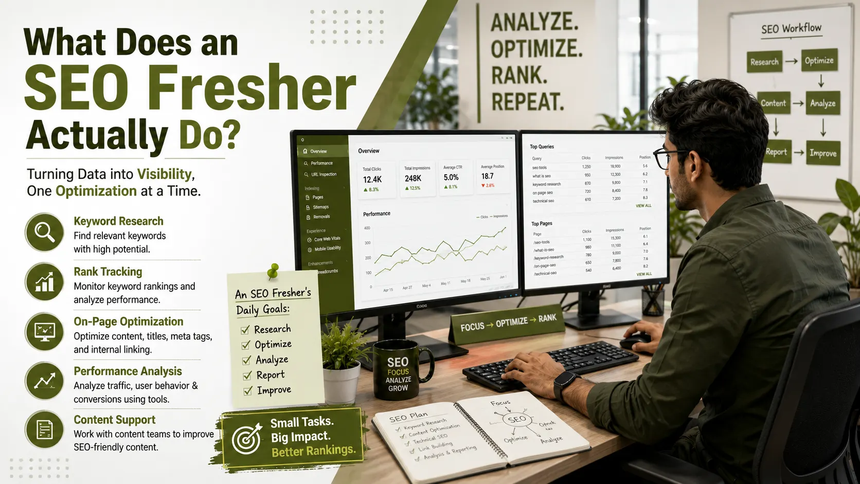 What Does an SEO Fresher Actually Do
