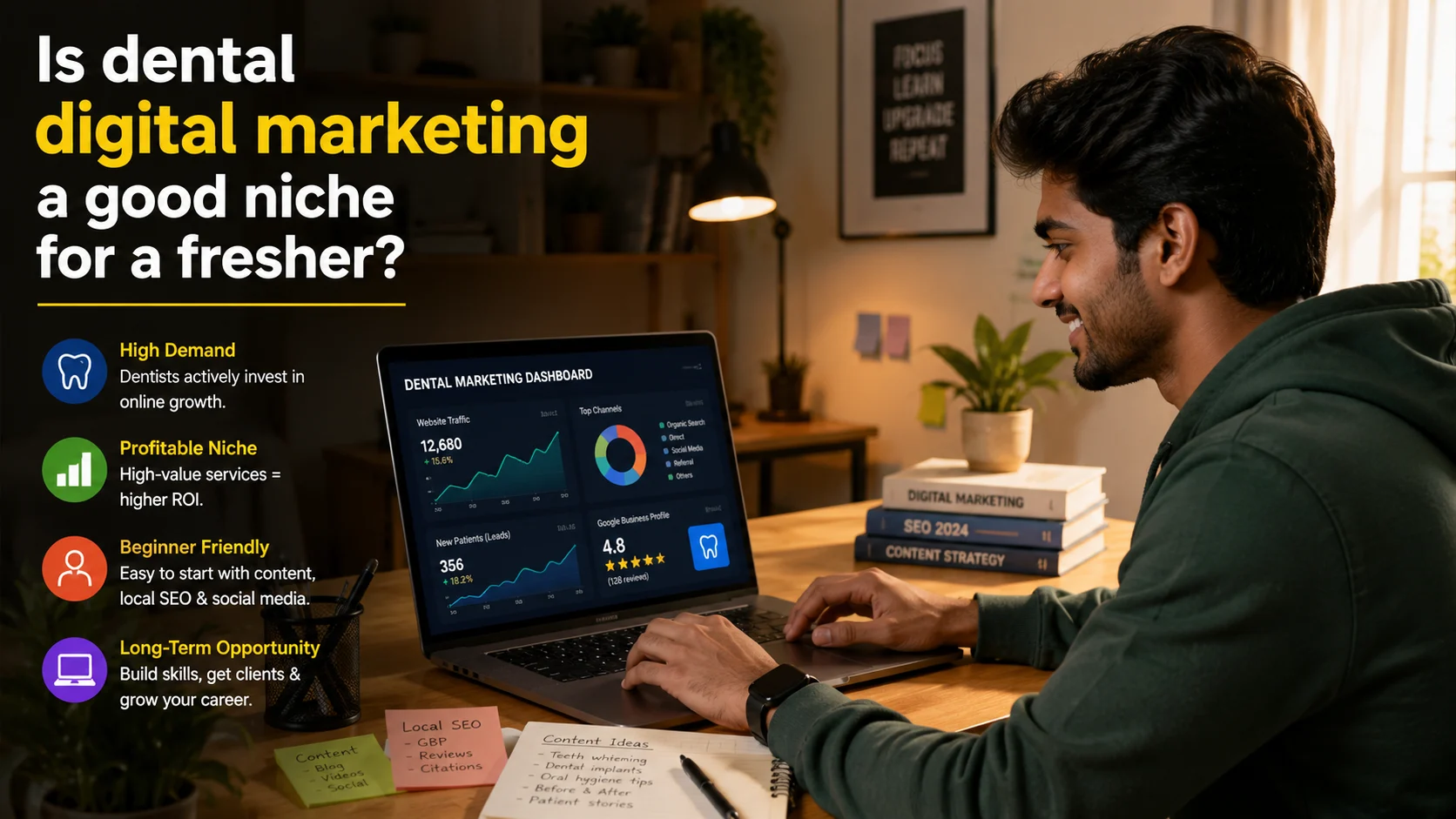 Is dental digital marketing a good niche for a fresher