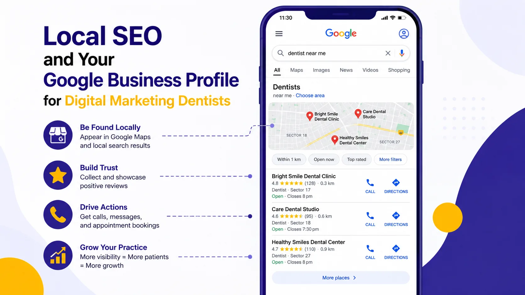 Local SEO strategy for dentists