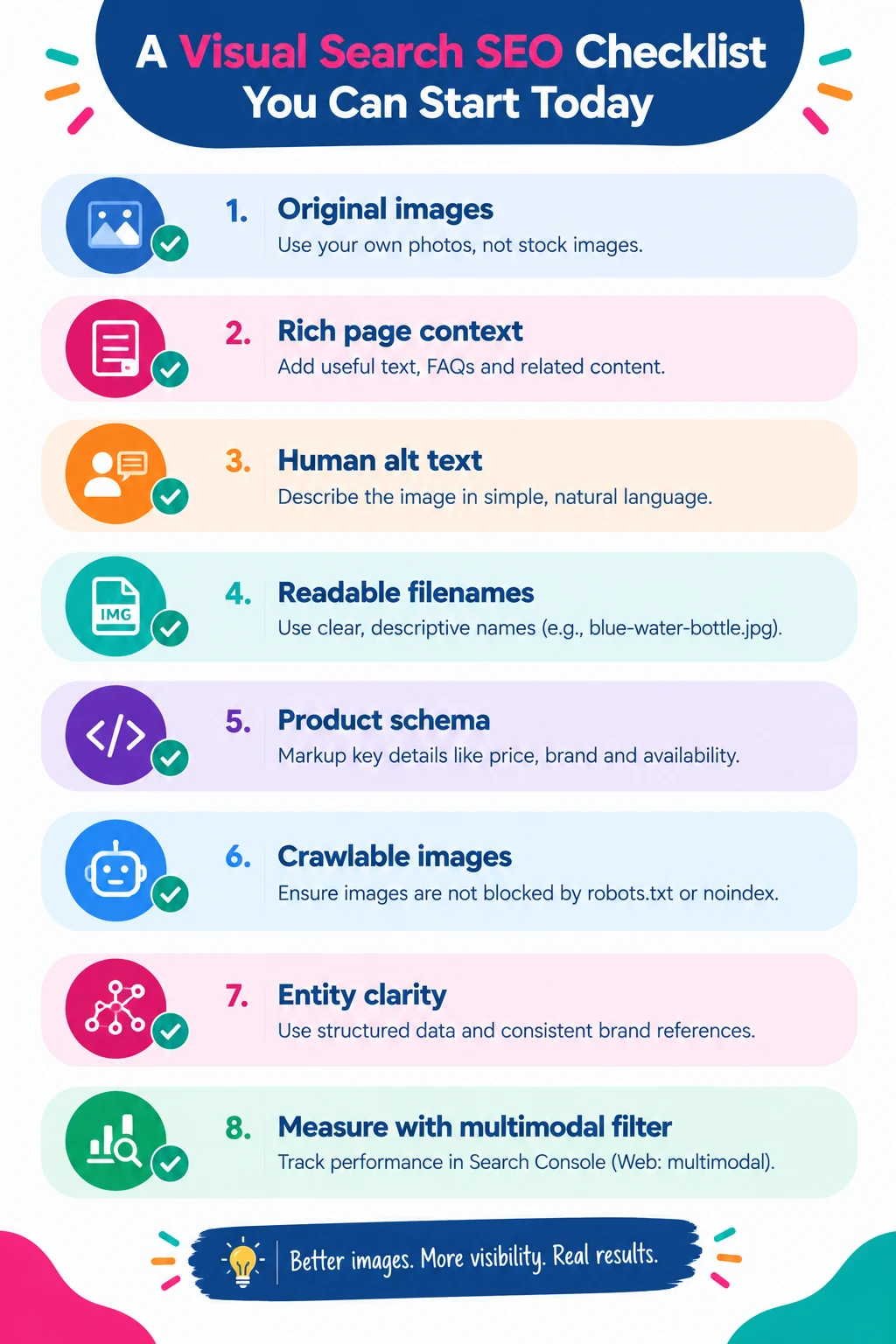 A Visual Search SEO Checklist You Can Start Today